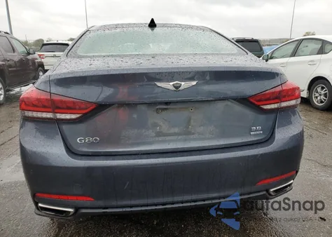 2017 Genesis G80 Base z USA, uszkodzony, nr VIN KMHGN4JE7HU176299